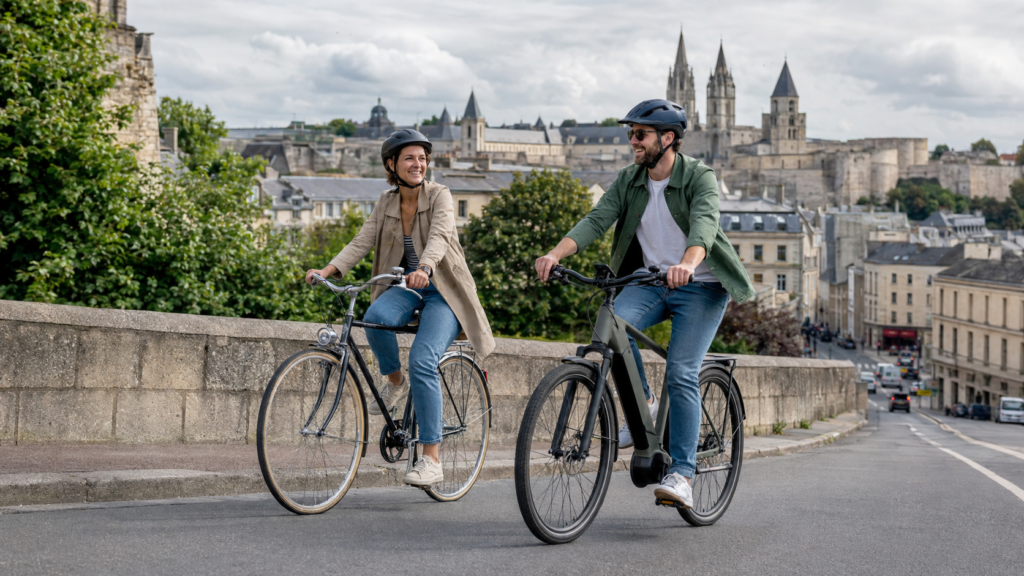 Balade à vélo à Caen